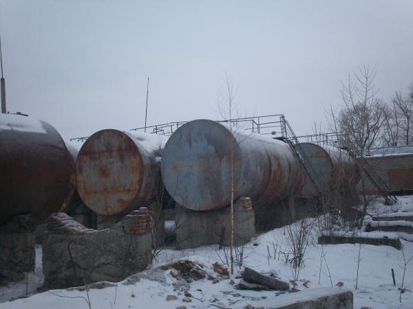 Бочки металлические б/у под канализацию (септик)